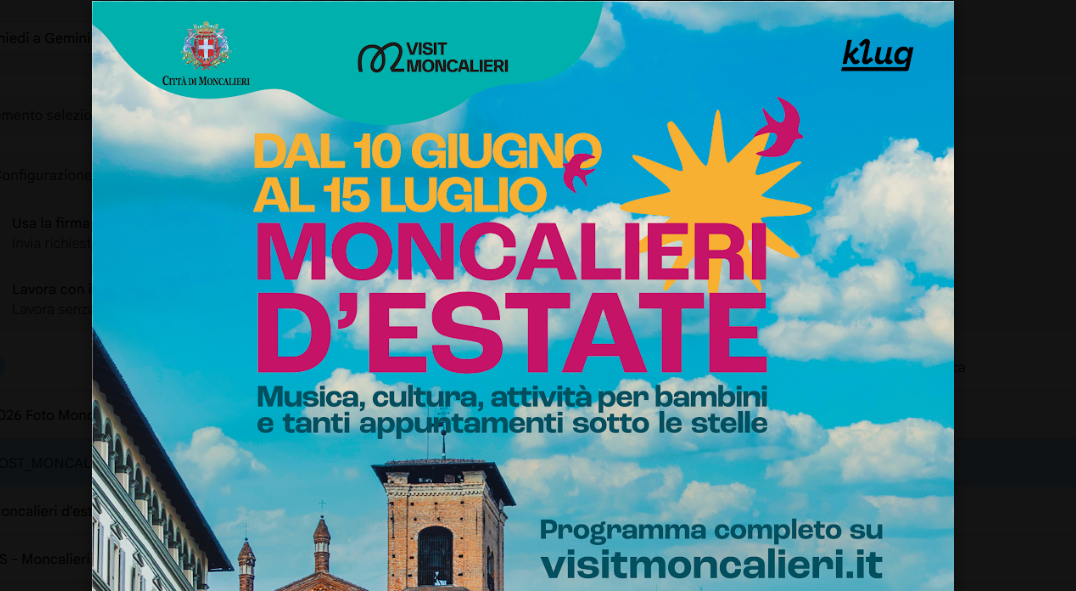 Moncalieri d'Estate 2026